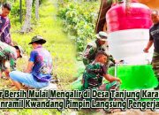 Air Bersih Mulai Mengalir di Desa Tanjung Karang, Danramil Kwandang Pimpin Langsung Pengerjaan