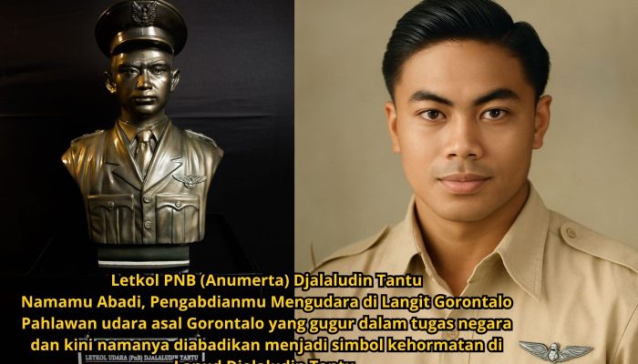 Letkol PNB (Anumerta) Djalaludin Tantu, Nama Besar yang Diabadikan di Lanud Gorontalo