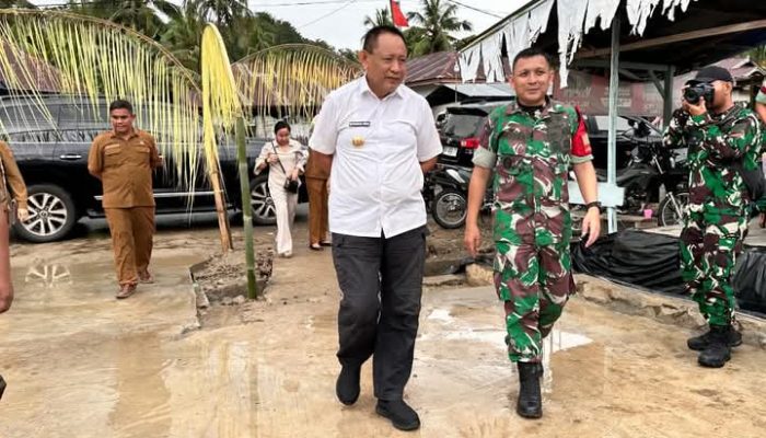 Gubernur Gorontalo Tinjau Langsung Lokasi TMMD ke-124 di Gorontalo Utara