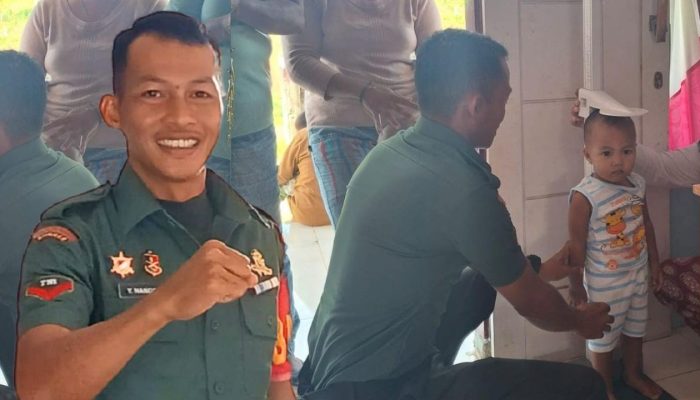Kopda Yansri Nangge Turut Sukseskan Kegiatan Posyandu dan PMT di Gorontalo Utara