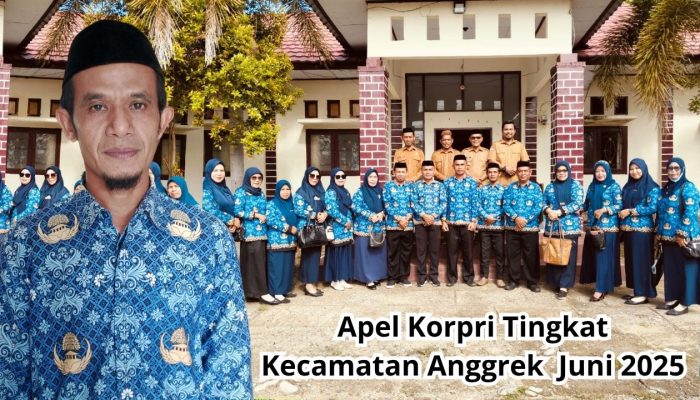 Plt Sekcam Anggrek Soroti Disiplin dan Kinerja Aparatur Pada Apel Korpri Bulan Juni