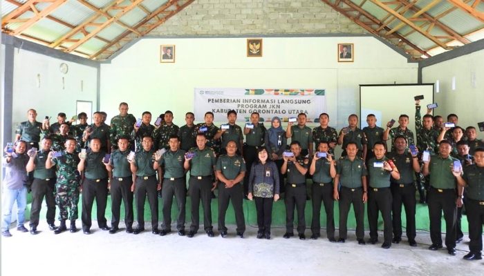 Sosialisasi Program JKN di Kodim 1314/Gorut, Kapten Edy: Manfaatkan Program Ini dengan Baik
