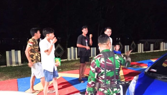 Kodim 1314 Gorut Gencarkan Patroli Malam Cegah Gangguan Kamtibmas