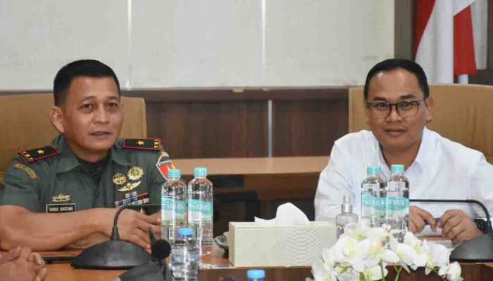 Danrem 133/NW Gelar Audiensi Bersama BWS II Gorontalo Bahas Pelestarian Danau Limboto