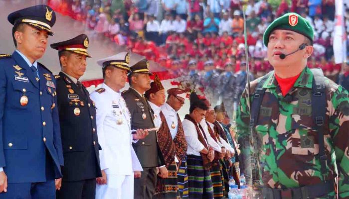 Upacara Hari Lahir Pancasila 2025 di Ende: Gubernur NTT Pimpin Langsung, Dandim 1602/Ende Komandan Upacara