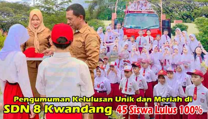 45 Siswa SDN 8 Kwandang Lulus Seratus Persen, Hujan Buatan Jadi Puncak Perayaan