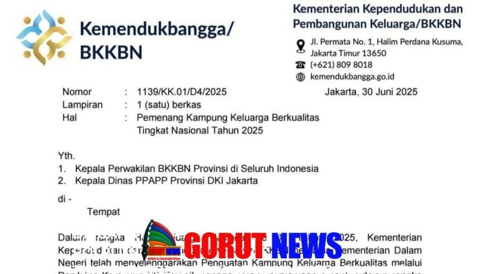 Desa Bualemo Raih Juara I Kampung Keluarga Berkualitas Tingkat Nasional 2025