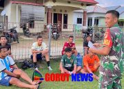 Sertu Hendra Sosialisasikan Komcad ke Pemuda Desa Bulalo
