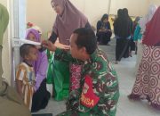 Babinsa Dampingi Posyandu di Bulontio Barat, Tekankan Pentingnya Gizi Balita