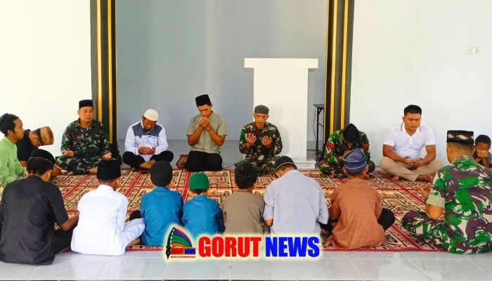 Doa Bersama Kodim 1314/Gorut untuk Pemulihan Keamanan Nasional