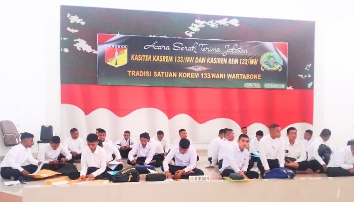 98 Orang Peserta Calon Komcad Lulus Kesehatan Berangkat dari Korem 133/NW