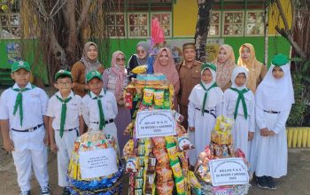 SDN 3 Anggrek Turut Meriahkan Peringatan Maulid Nabi di Masjid Ar-Rayan
