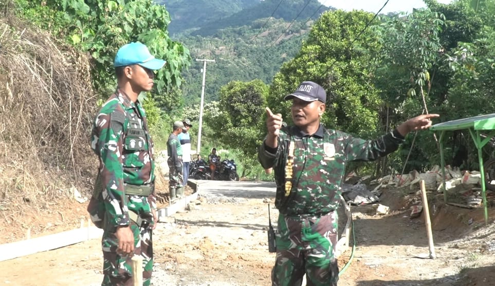 Dan SSK Turun Tangan! Pastikan Kualitas Rabat Beton, Semangat TMMD ke-126 Kodim 1315/Kabupaten Gorontalo Kian Membara