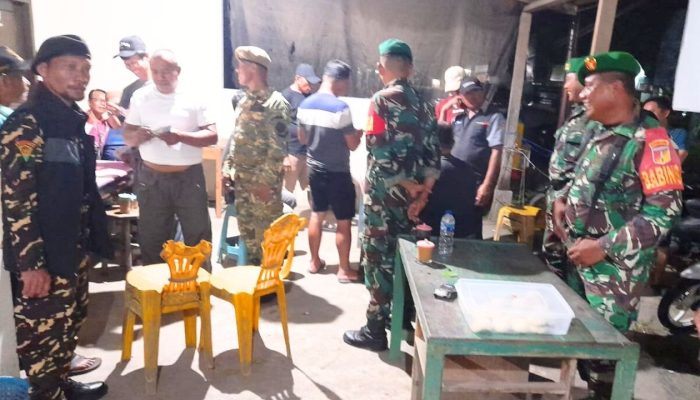 Patroli Antisipasi Bangsit, Koramil Atinggola Libatkan Banser dan Komcad
