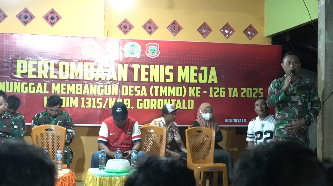 Semarak TMMD ke-126 Kodim 1315/KG, Lapangan Desa Tonala Jadi Arena Olahraga dan Panggung Kesenian Rakyat