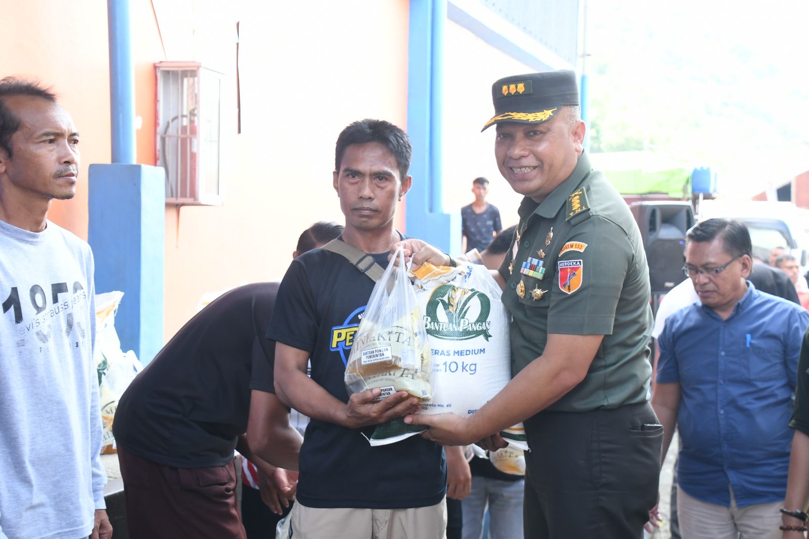 Kasrem 133/NW Kolonel Parsaoran Sirait Tegaskan Komitmen Pengawalan Bantuan Pangan Gorontalo