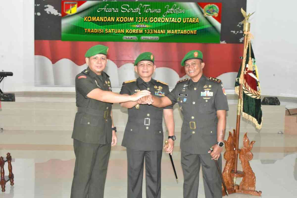 Letkol Gembong Yudo Sasongko Resmi Jabat Dandim Gorut, Danrem Beri Target Peningkatan Kinerja