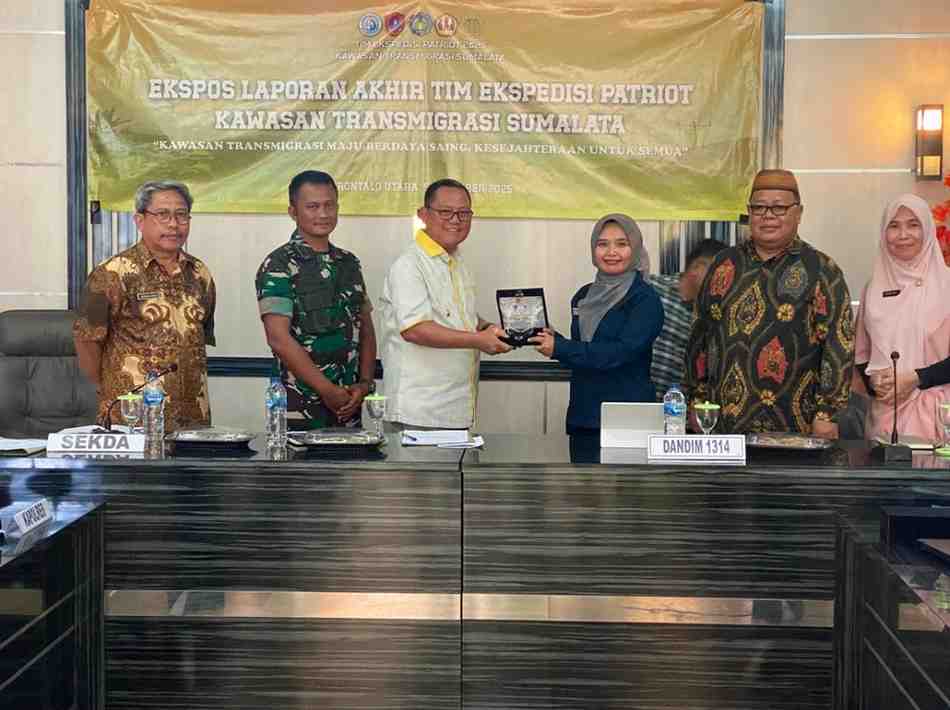 Dandim 1314/Gorut Hadiri Rapat Ekspedisi Patriot Perdana Bersama Forkopimda