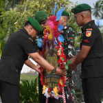 Kasrem 133/NW Pimpin Ziarah Peringati Hari Juang TNI AD, Kobarkan Semangat Prajurit Jaga NKRI