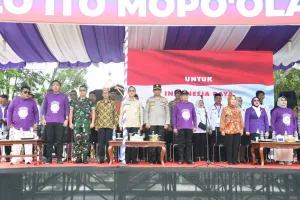 Kasiter Kasrem 133/NW Hadiri Soft Launching HDN Gorontalo