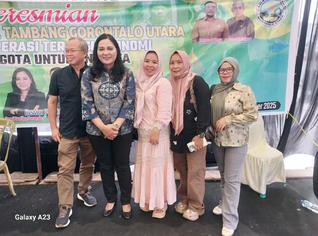 Sri Yolanda Luawo Hadiri Peresmian Koperasi Cahaya Tambang