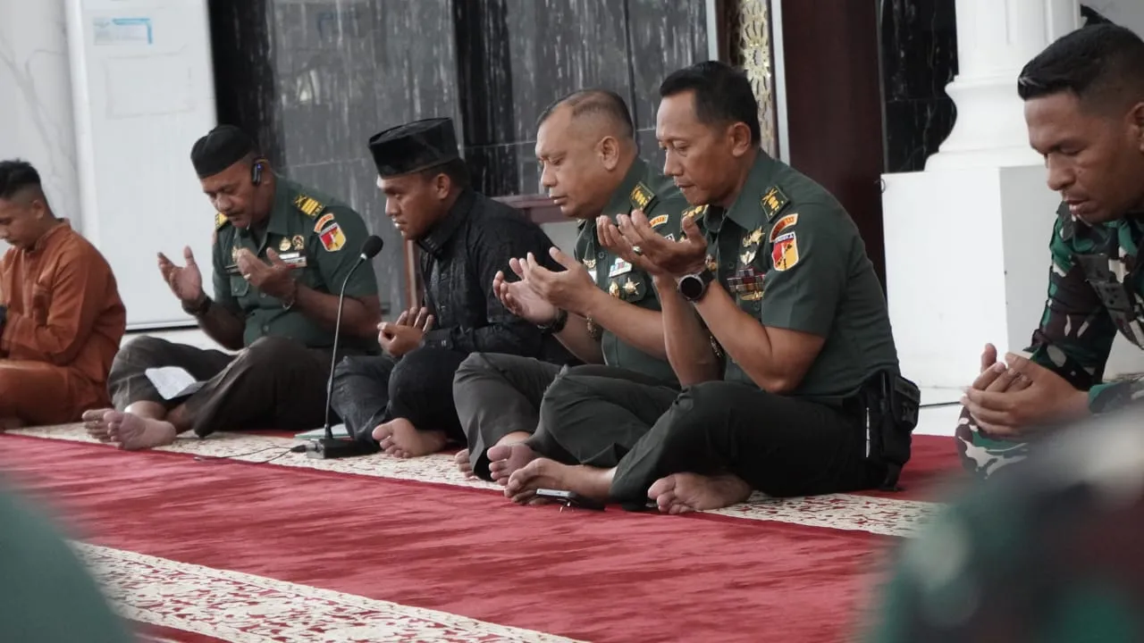 Sambut Tahun Baru 2026, Korem 133/NW Gelar Doa Bersama dan Refleksi Bencana