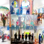 Personel Kodim 1314/Gorontalo Utara Amankan Ibadah Malam Natal 2025