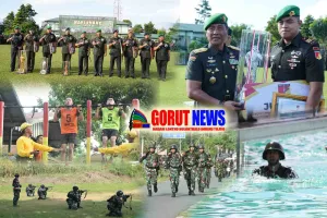 Yonif 713/ST Raih Juara Dua Lomba Binsat Kodam XIII/Merdeka