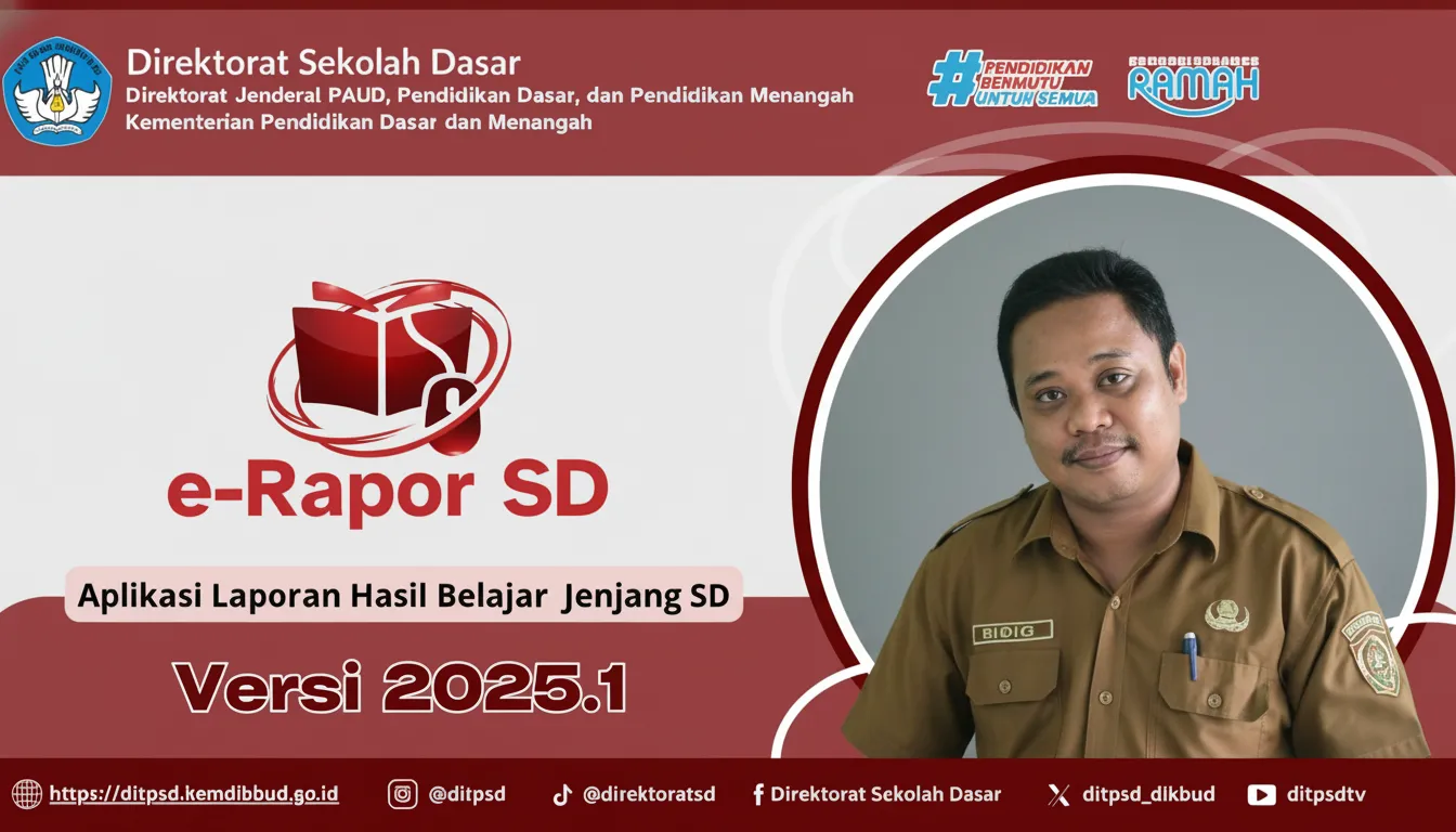 Ketua KKG Varigata Anggrek Sidiq Gusasi Bagikan Tips Mengonlinekan Aplikasi E-Rapor SD 2025