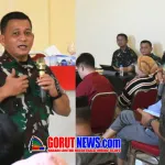 Danrem 133/NW Hadiri Rakor Percepatan Cetak Sawah Pohuwato