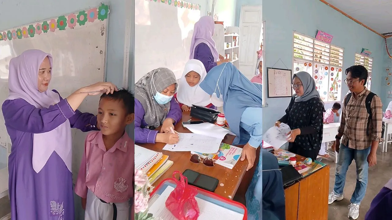 Puskesmas Anggrek Lakukan Pengukuran Tinggi dan Berat Badan Siswa SDN 16 Anggrek