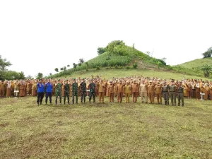 Kodim 1314 Gorontalo Utara Hadiri Apel Perdana Tahun 2026