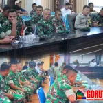 Kodim 1314 Gorut Hadiri Vicon Panen Raya Umumkan Swasembada Pangan Nasional