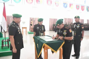 Letkol Widyastomo Resmi Jabat Danyonif 713/ST Ke-40