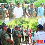 Pangdam XIII/Merdeka Tinjau Lahan Batalyon Baru di Boalemo