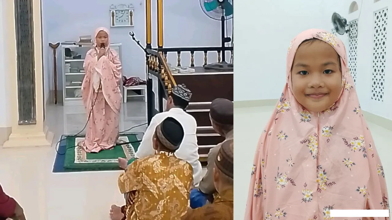 Siswi SD Bawakan Kultum tentang Makna Puasa dan Godaan MBG di Masjid Al-istiqlal Botumoputi