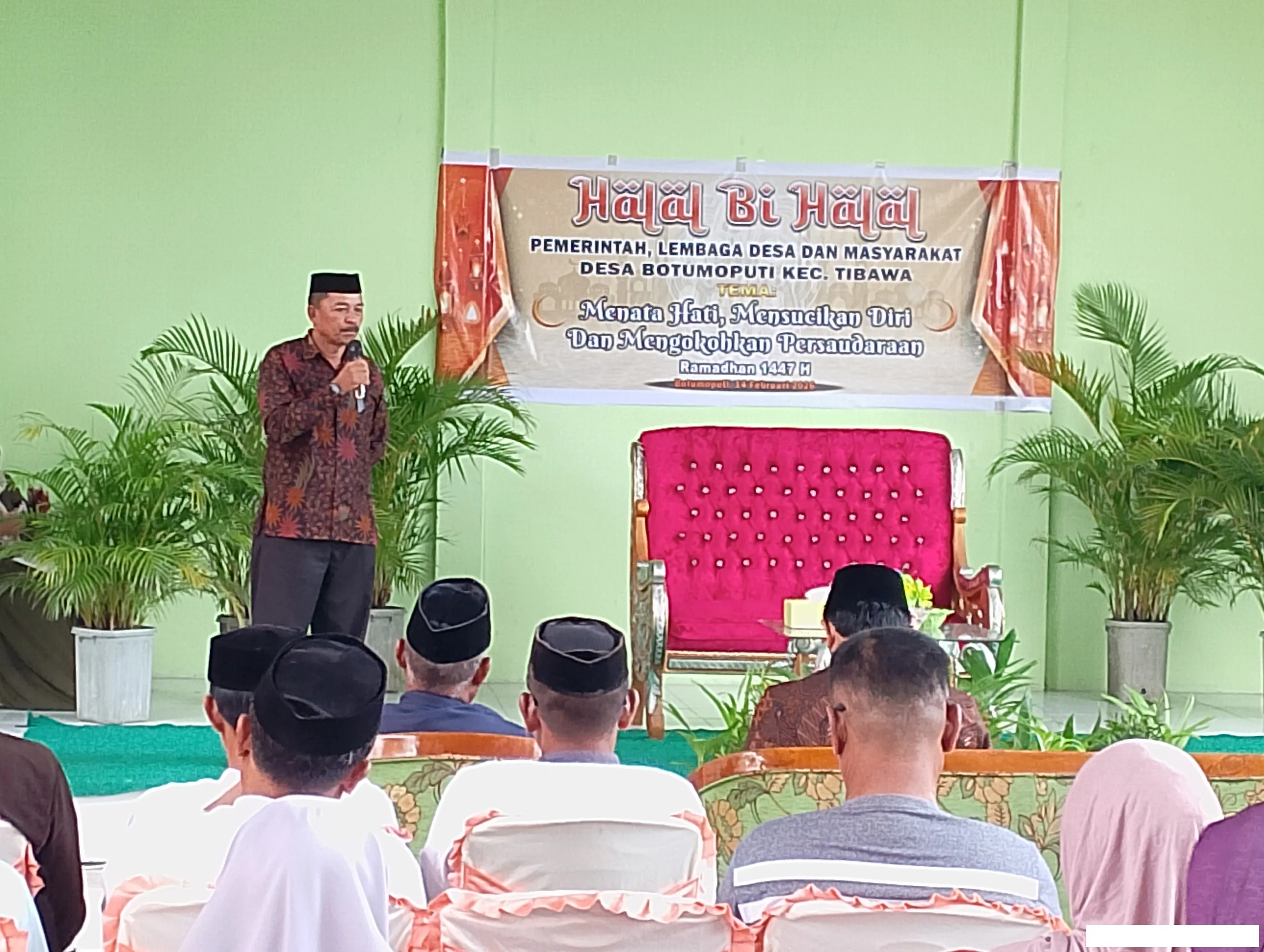 Pemdes dan Lembaga Desa Botumoputi Gelar Halal bi Halal Jelang Ramadan 1447 H