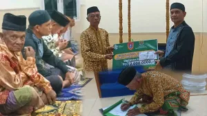 Safari Ramadhan di Putiana: BAZNAS Gorut Salurkan Bantuan dan Edukasi Zakat