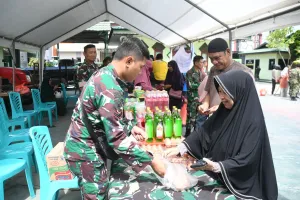Korem 133/Nani Wartabone Gelar Bazar Ramadhan Sambut Idul Fitri