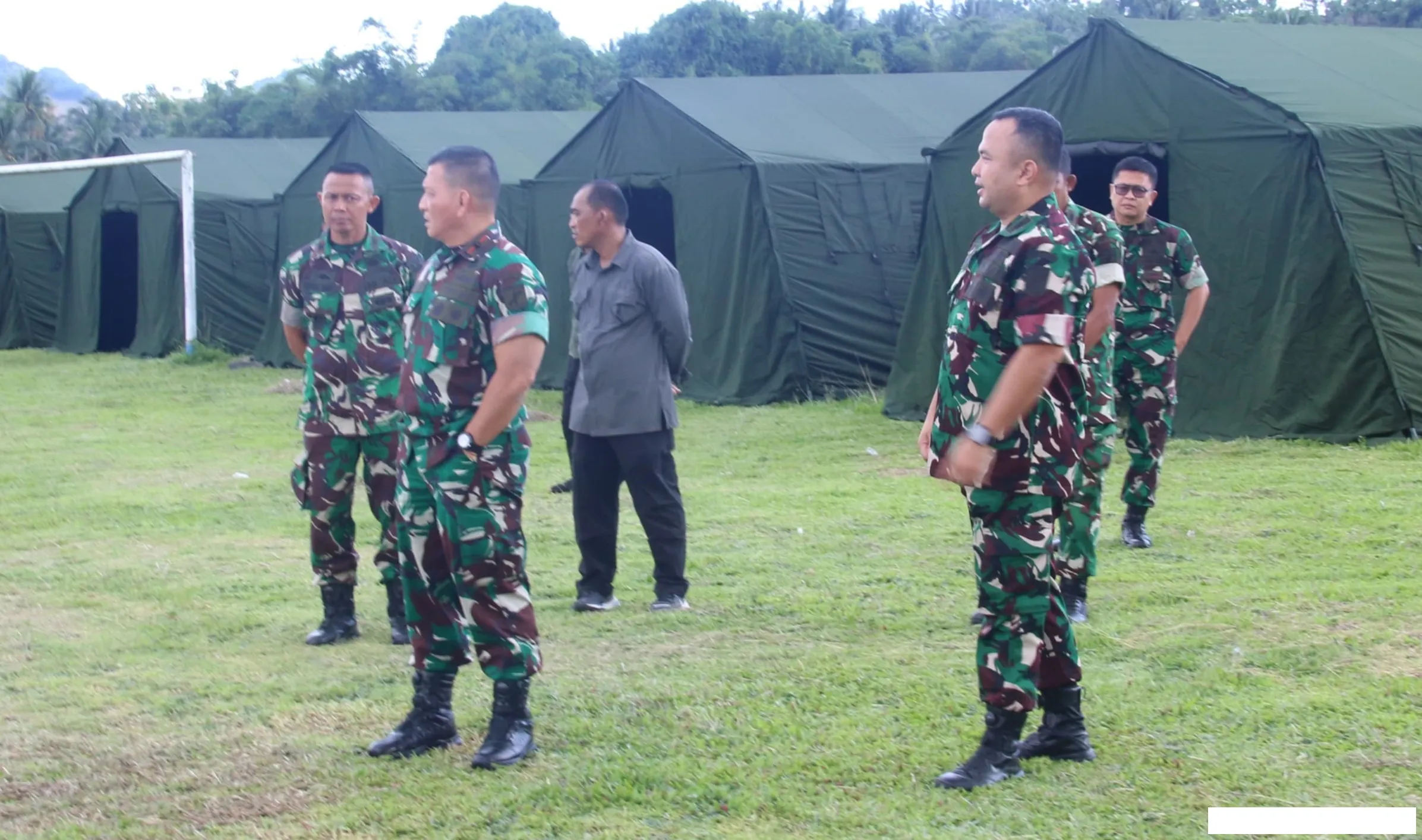 Kunker ke Boalemo, Danrem 133/NW Tinjau Lokasi Yon TP 915/Bitu’o