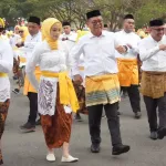 Perayaan HUT ke-19 Gorontalo Utara Meriah Melalui Sajian Tarian Dana-Dana Kolosal