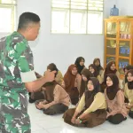 Tanamkan Jiwa Nasionalisme Sejak Dini, Satgas TMMD ke-128 Berikan Penyuluhan Wawasan Kebangsaan di SMKN 1 Botumoito