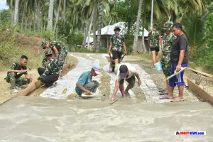 Jalan Rabat Beton TMMD 128: Solusi Mobilitas Aman Bagi Warga Boalemo di Musim Hujan