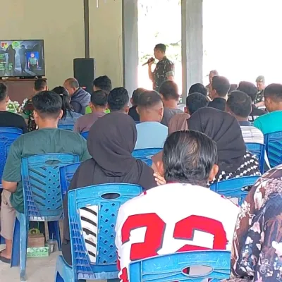 Perkuat Sinergitas, Kodim 1314 Gorontalo Utara Edukasi Masyarakat Mengenai Bela Negara