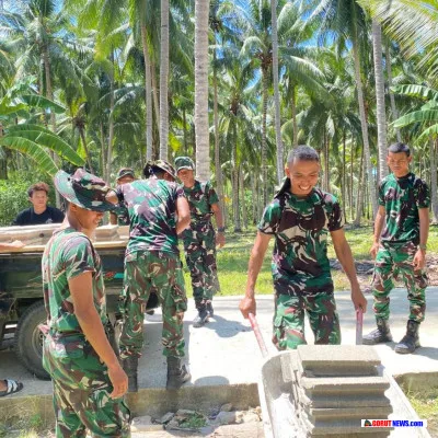 Kodim 1316/Boalemo Percepat TMMD 128 dengan Taktik Distribusi Cepat