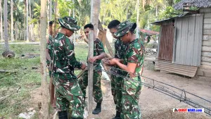 Menabur Benih Sehat di Desa Hutamonu: Satgas TMMD 128 Boalemo Pacu Pembangunan MCK Umum