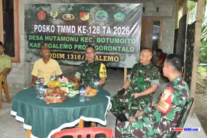Hadirkan Pengawasan Maksimal: Kasrem 133/Nani Wartabone Dampingi Tim Wasev Mabesad Tinjau TMMD 128