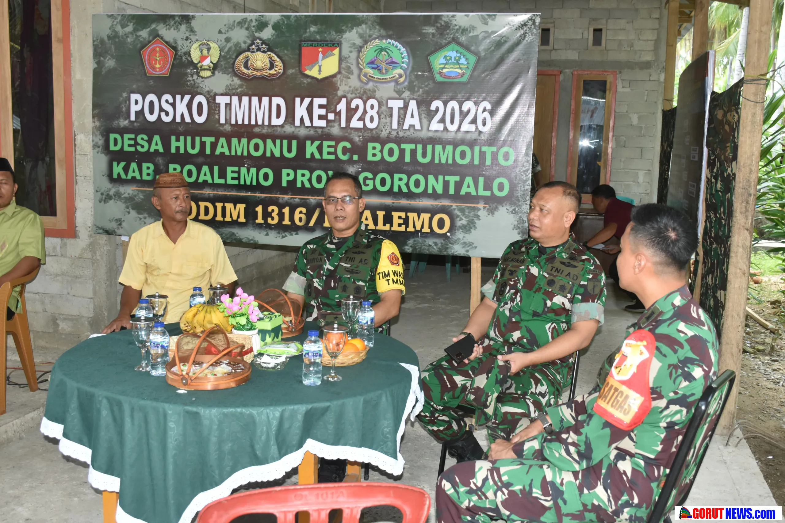 Hadirkan Pengawasan Maksimal: Kasrem 133/Nani Wartabone Dampingi Tim Wasev Mabesad Tinjau TMMD 128
