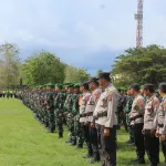 Danrem 133 Pimpin Apel Pengamanan Kunjungan Presiden di Gorontalo