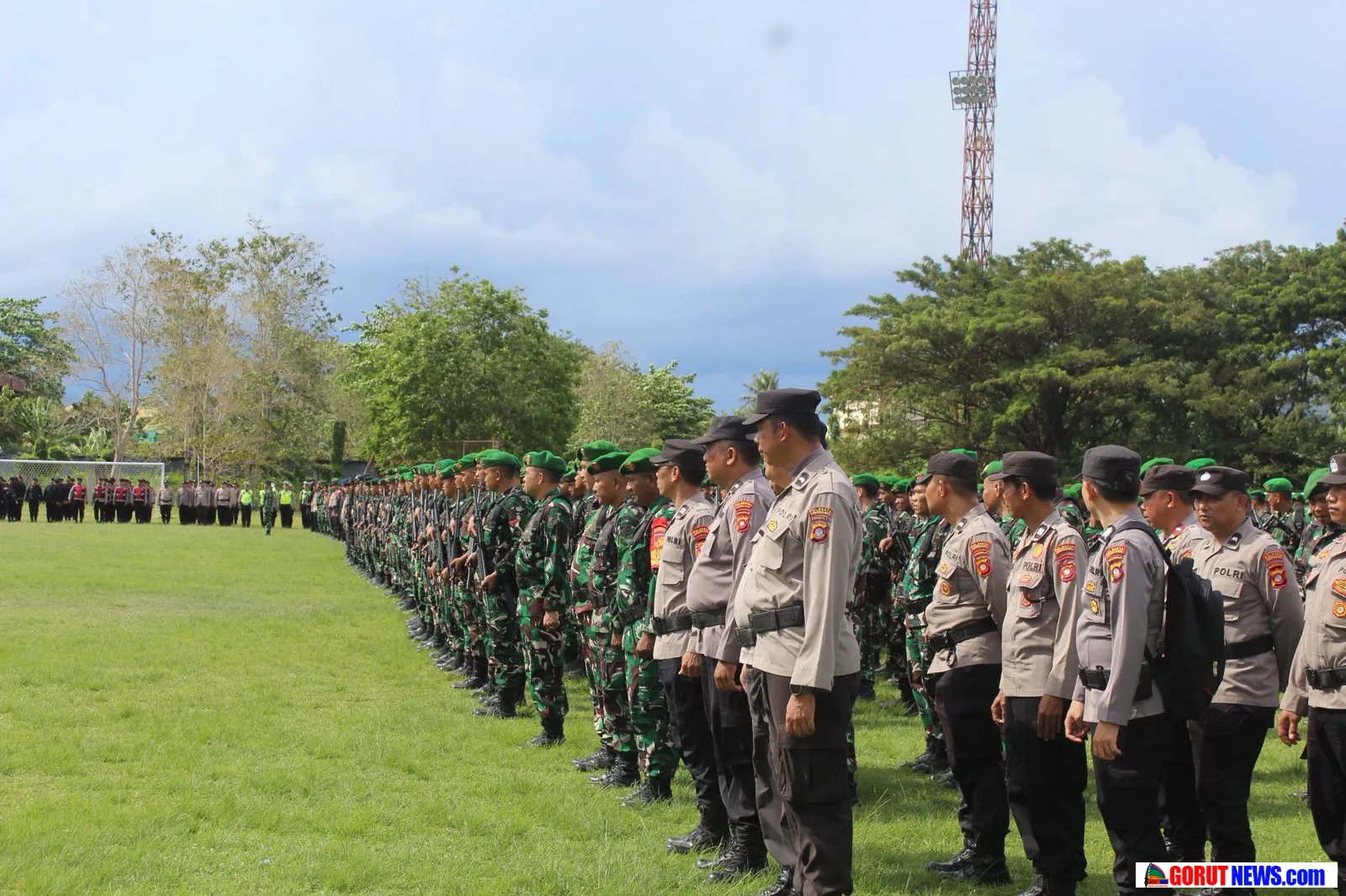 Danrem 133 Pimpin Apel Pengamanan Kunjungan Presiden di Gorontalo